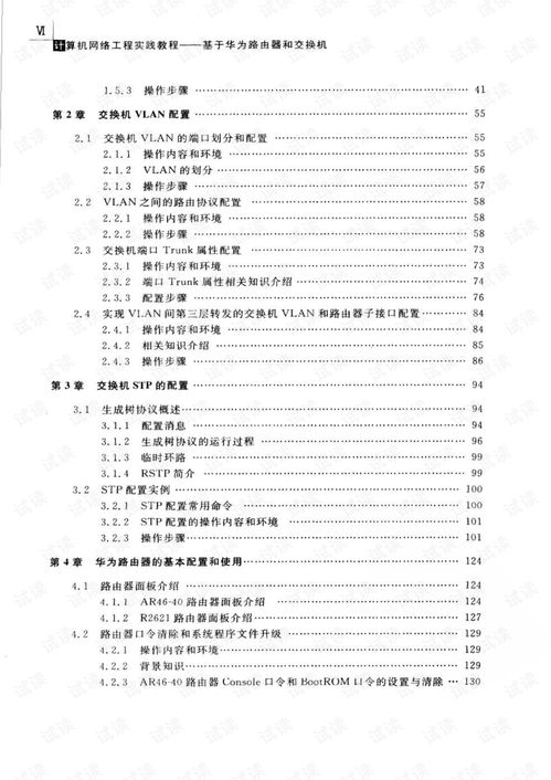 計算機(jī)網(wǎng)絡(luò)工程實(shí)踐指南 基于華為路由與交換平臺